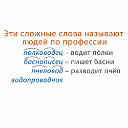 Сложные слова. Соединительные гласные "о" и "е". категория. (фото 1)