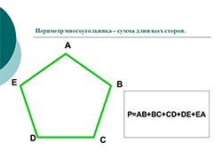 Периметр многоугольника. 8лет (фото 1)